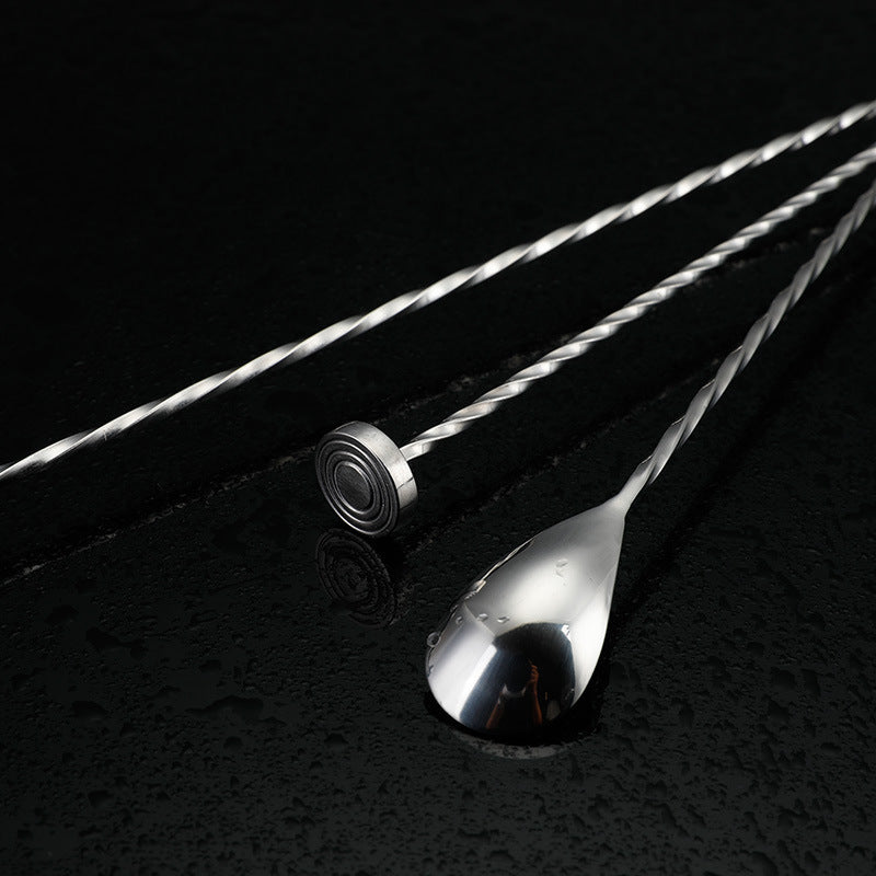 Mirror Light Piston Fine Thread Long Bar Spoon